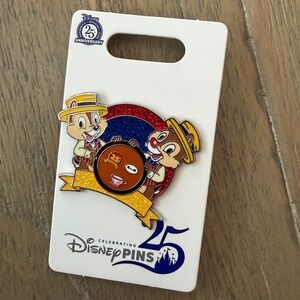 Disney Celebrating 25 Years chip & dale 25th Anniversary Of Pin Trading 2025 Pin